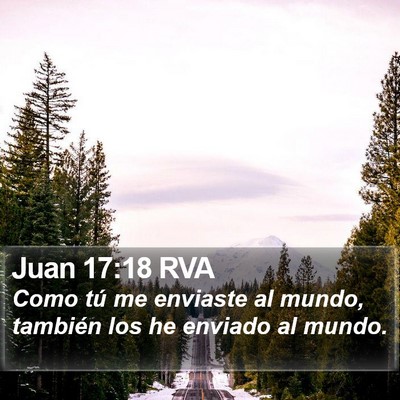 Juan 17:18 RVA Bible Verse Image