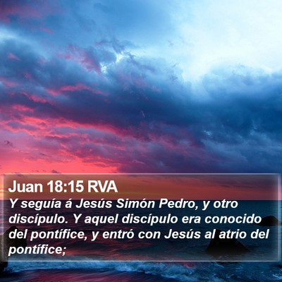 Juan 18:15 RVA Bible Verse Image