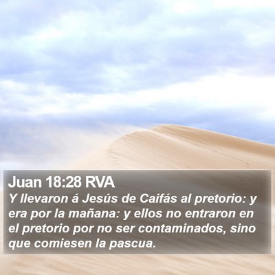 Juan 18:28 RVA Bible Verse Image