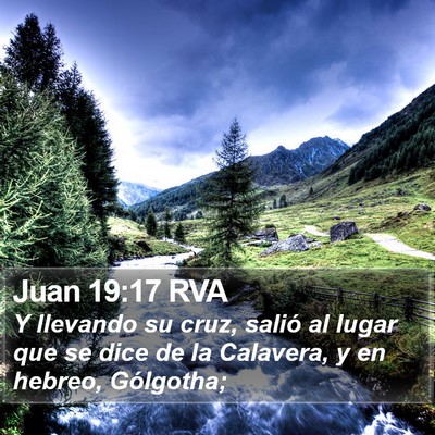 Juan 19:17 RVA Bible Verse Image