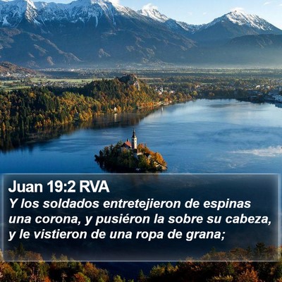 Juan 19:2 RVA Bible Verse Image
