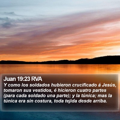 Juan 19:23 RVA Bible Verse Image