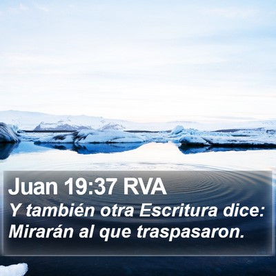 Juan 19:37 RVA Bible Verse Image