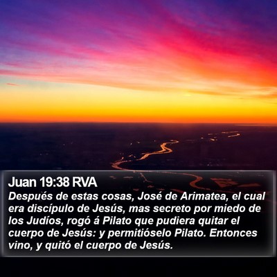 Juan 19:38 RVA Bible Verse Image