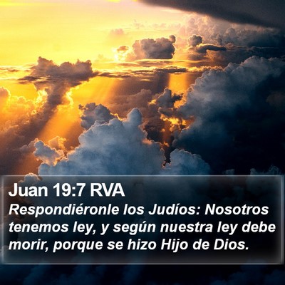 Juan 19:7 RVA Bible Verse Image