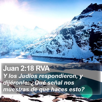 Juan 2:18 RVA Bible Verse Image