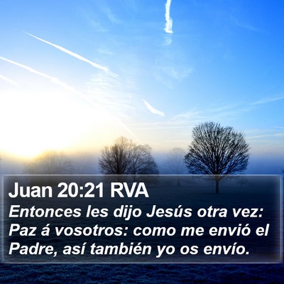 Juan 20:21 RVA Bible Verse Image