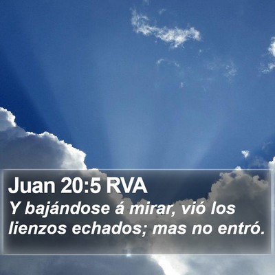 Juan 20:5 RVA Bible Verse Image