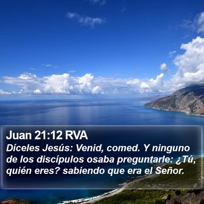 Juan 21:12 RVA Bible Verse Image