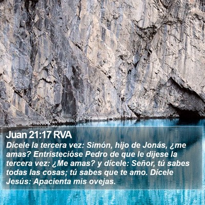 Juan 21:17 RVA Bible Verse Image