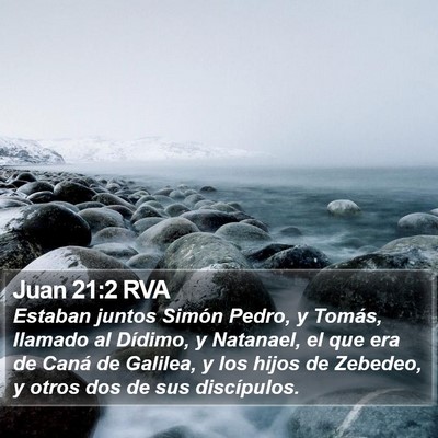 Juan 21:2 RVA Bible Verse Image