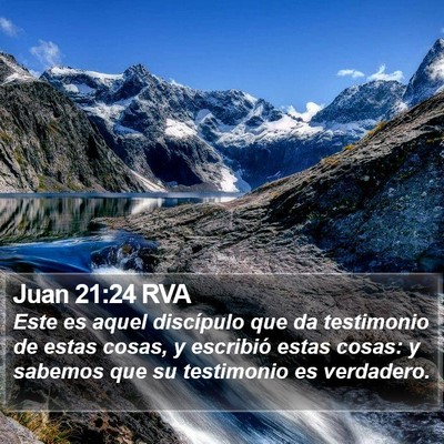 Juan 21:24 RVA Bible Verse Image