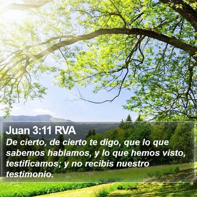 Juan 3:11 RVA Bible Verse Image