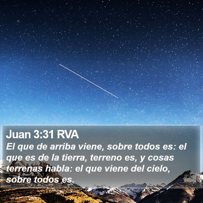 Juan 3:31 RVA Bible Verse Image