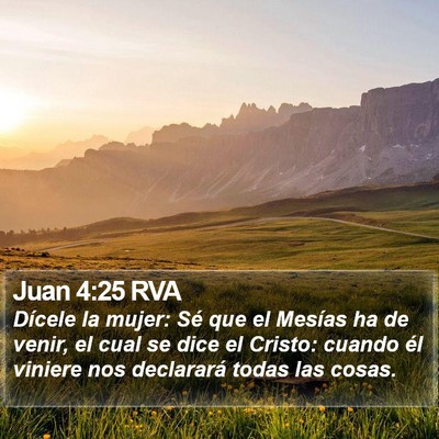 Juan 4:25 RVA Bible Verse Image