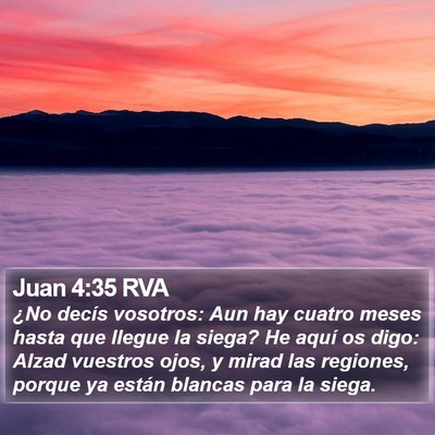 Juan 4:35 RVA Bible Verse Image