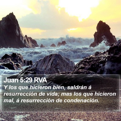 Juan 5:29 RVA Bible Verse Image