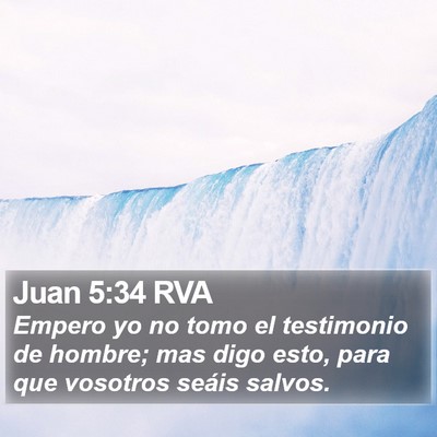 Juan 5:34 RVA Bible Verse Image