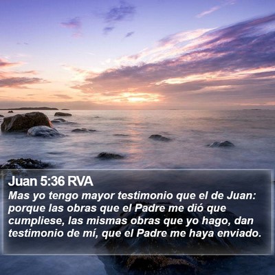 Juan 5:36 RVA Bible Verse Image