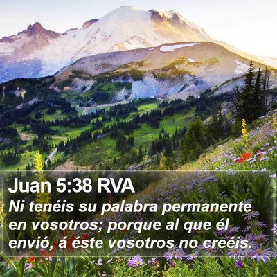 Juan 5:38 RVA Bible Verse Image