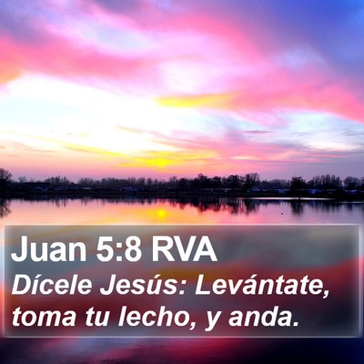 Juan 5:8 RVA Bible Verse Image