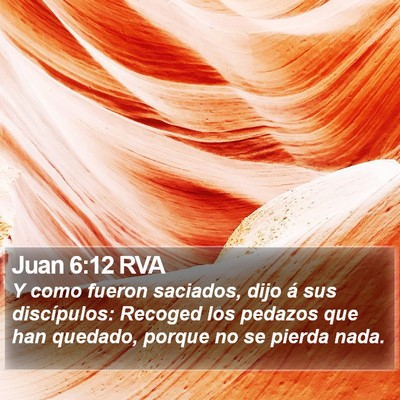 Juan 6:12 RVA Bible Verse Image