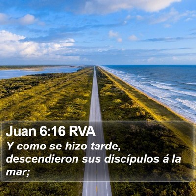 Juan 6:16 RVA Bible Verse Image
