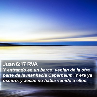 Juan 6:17 RVA Bible Verse Image