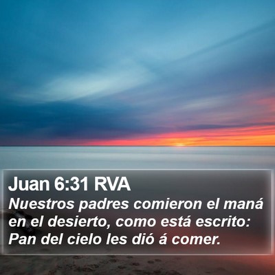 Juan 6:31 RVA Bible Verse Image