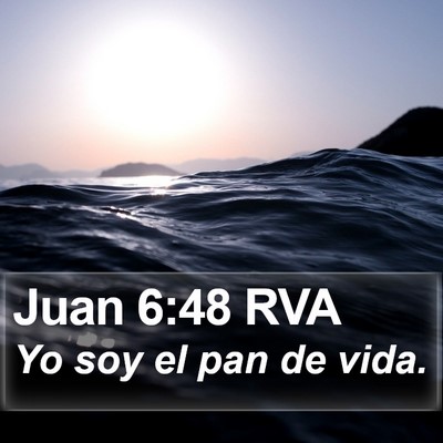 Juan 6:48 RVA Bible Verse Image