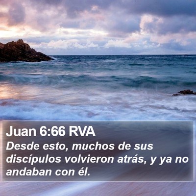 Juan 6:66 RVA Bible Verse Image
