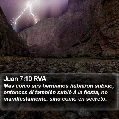 Juan 7:10 RVA Bible Verse Image