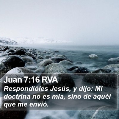 Juan 7:16 RVA Bible Verse Image
