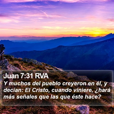 Juan 7:31 RVA Bible Verse Image