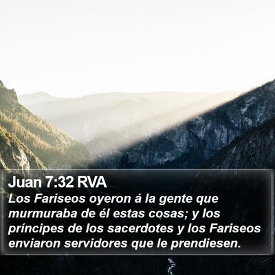 Juan 7:32 RVA Bible Verse Image