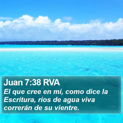 Juan 7:38 RVA Bible Verse Image