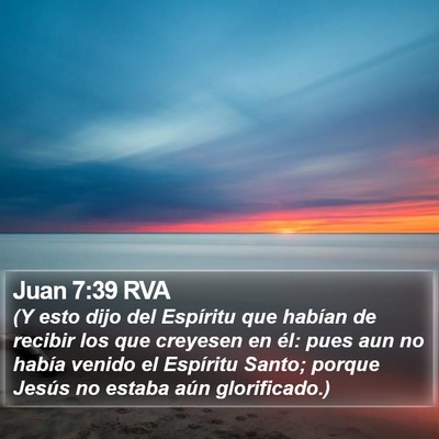 Juan 7:39 RVA Bible Verse Image