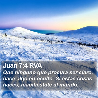 Juan 7:4 RVA Bible Verse Image