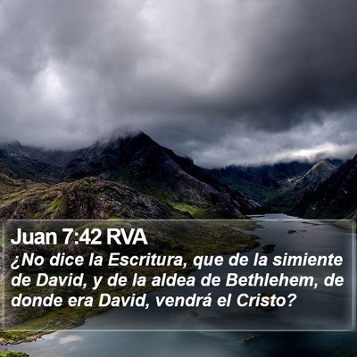 Juan 7:42 RVA Bible Verse Image