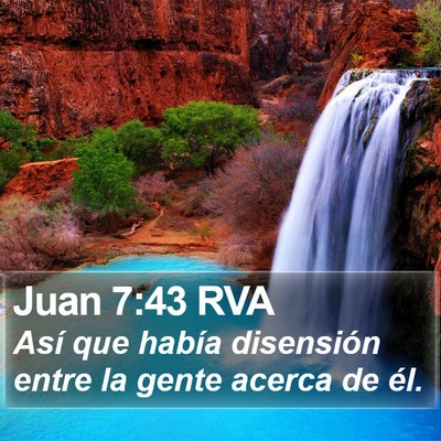 Juan 7:43 RVA Bible Verse Image