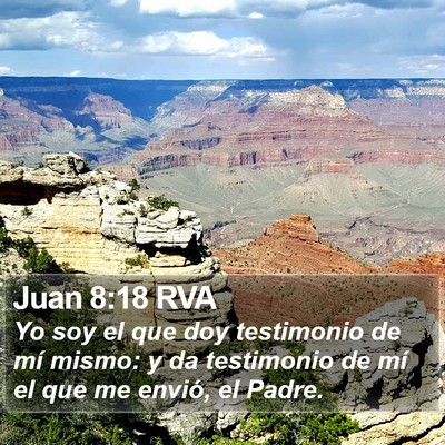 Juan 8:18 RVA Bible Verse Image