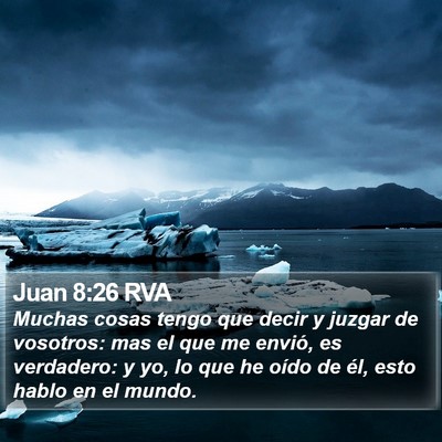 Juan 8:26 RVA Bible Verse Image