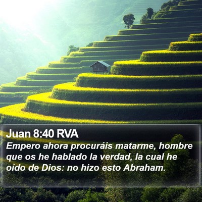 Juan 8:40 RVA Bible Verse Image