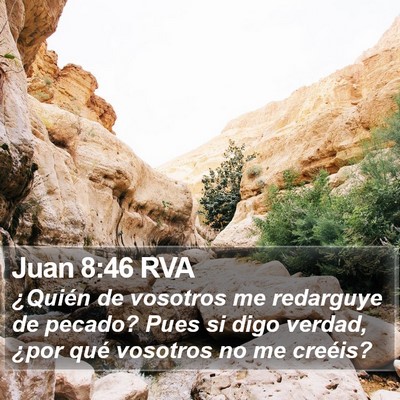 Juan 8:46 RVA Bible Verse Image