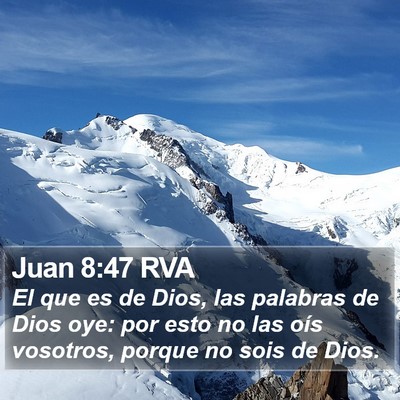 Juan 8:47 RVA Bible Verse Image