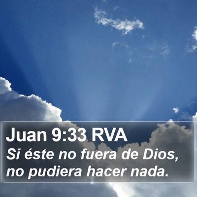 Juan 9:33 RVA Bible Verse Image