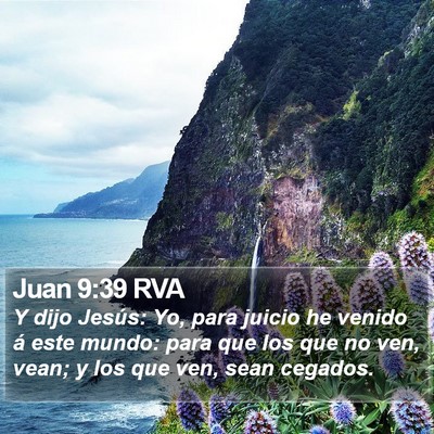 Juan 9:39 RVA Bible Verse Image