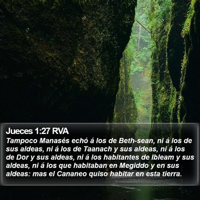 Jueces 1:27 RVA Bible Verse Image