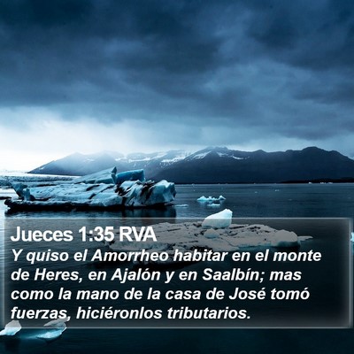 Jueces 1:35 RVA Bible Verse Image