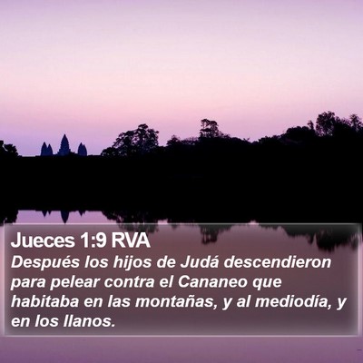 Jueces 1:9 RVA Bible Verse Image
